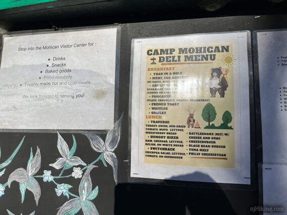 Camp Mohican sign.