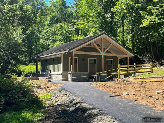 Restroom building at Hacklebarney.